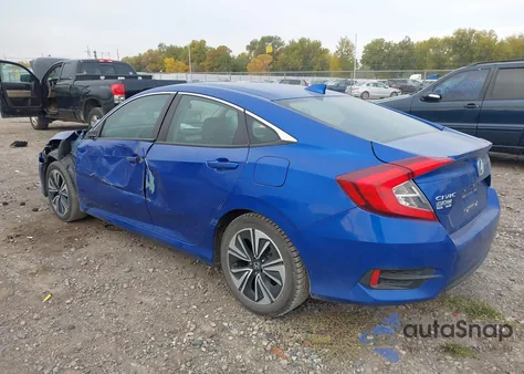 2017 Honda Civic Ex-T from USA, damaged, VIN 2HGFC1F48HH651502